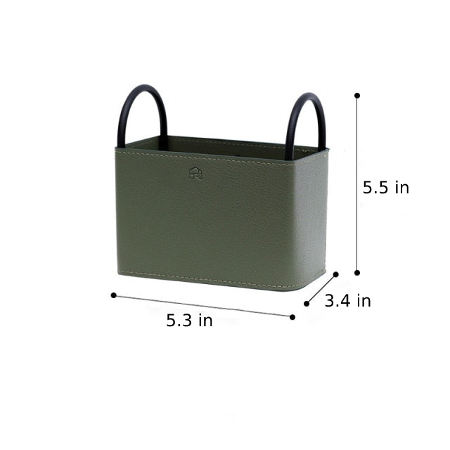 Lura | Stijlvolle Lederen Opbergmand