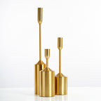 AstaDorata | Luxe Gouden Kandelaars – Minimalistisch Metaal – Verschillende Maten – Modern Design