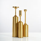 AstaDorata | Luxe Gouden Kandelaars – Minimalistisch Metaal – Verschillende Maten – Modern Design