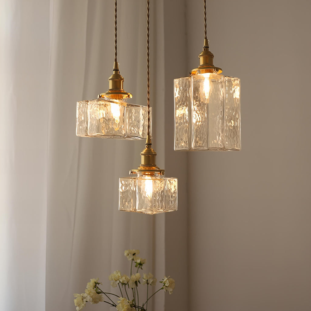 Retro Hanglamp – Geribbeld Glas – E27 | Oro Retro