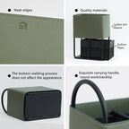 Lura | Stijlvolle Lederen Opbergmand