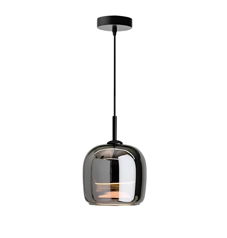 Riflesso | Moderne Glazen Hanglamp – Luxe Spiegelglas Design met Warme Lichtgloed