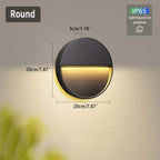 LED Buitenwandlamp Rond – IP65 Waterdicht – Aluminium | Muro Notte