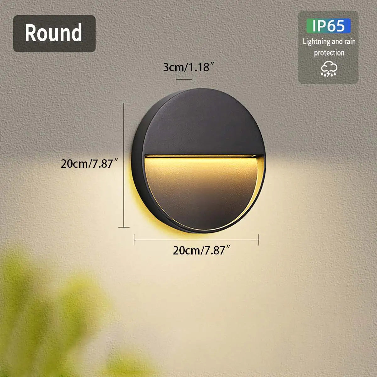 LED Buitenwandlamp Rond – IP65 Waterdicht – Aluminium | Muro Notte