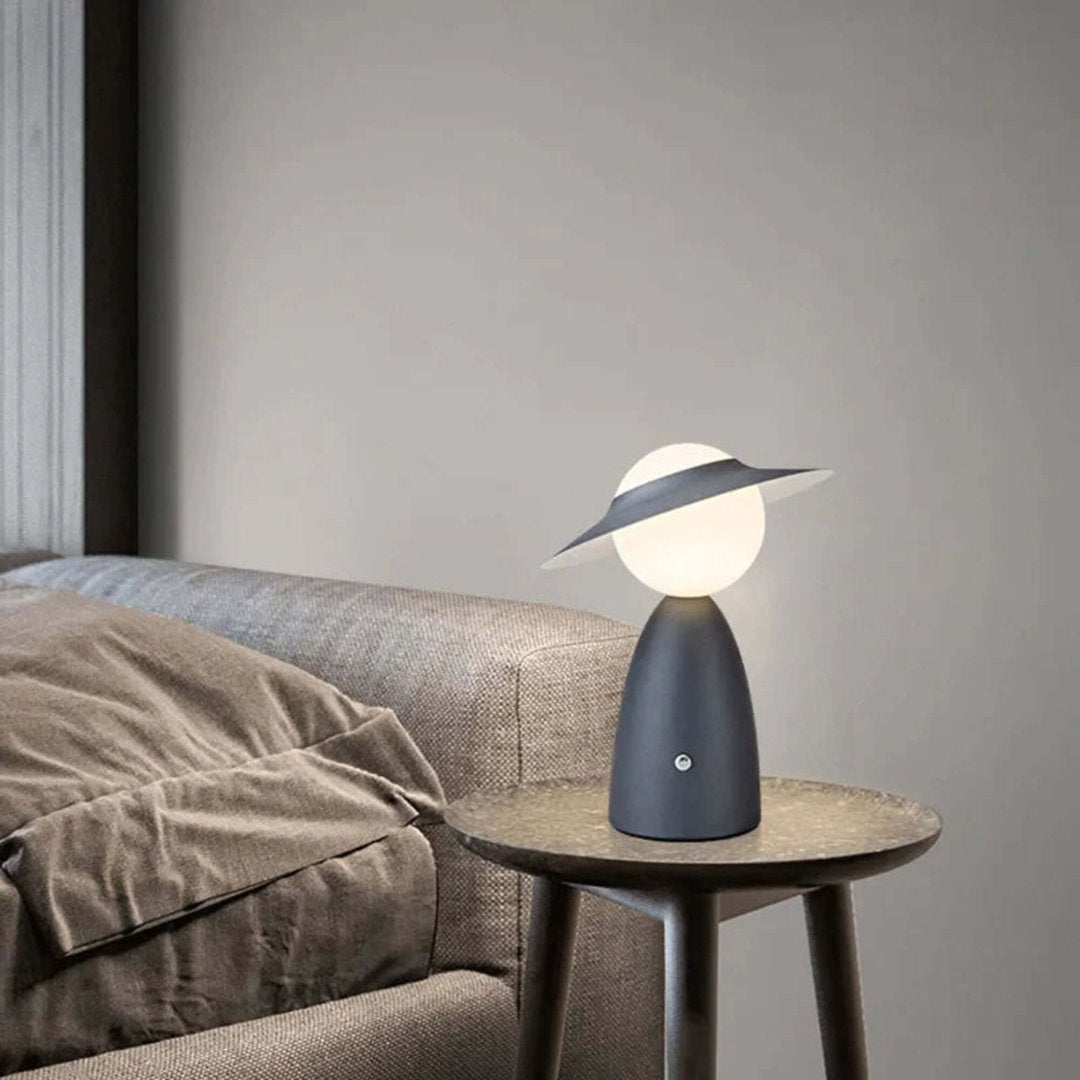Saturno Gesto | Intelligente Draadloze LED-Tafellamp – Traploos Dimbaar