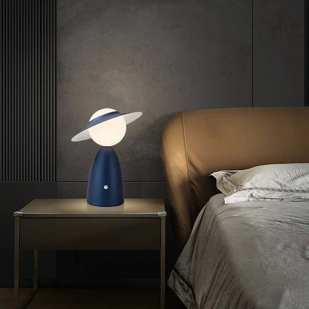 Saturno Gesto | Intelligente Draadloze LED-Tafellamp – Traploos Dimbaar