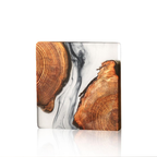 Matsu Guri | Exclusieve Resin Onderzetters – Handgemaakt Dennenhout & Kunsthars