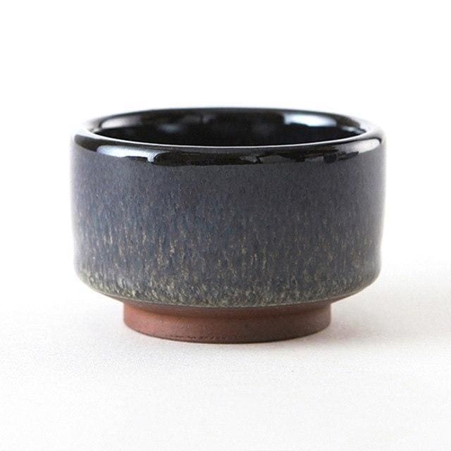 Sake Kuri | Ambachtelijke Japanse Theekop – Handgemaakt – Paarse Klei – 45 ml