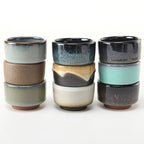 Sake Kuri | Ambachtelijke Japanse Theekop – Handgemaakt – Paarse Klei – 45 ml