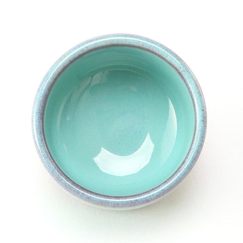 Sake Kuri | Ambachtelijke Japanse Theekop – Handgemaakt – Paarse Klei – 45 ml