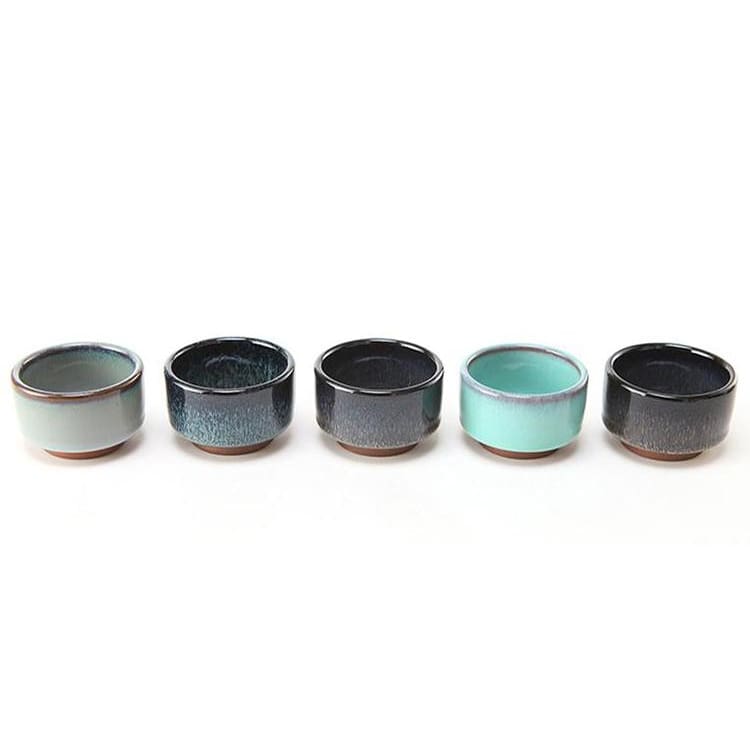 Sake Kuri | Ambachtelijke Japanse Theekop – Handgemaakt – Paarse Klei – 45 ml