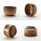 Sake Kuri | Ambachtelijke Japanse Theekop – Handgemaakt – Paarse Klei – 45 ml