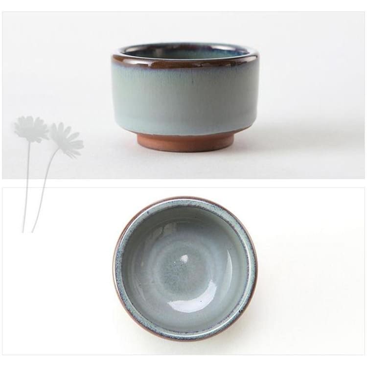 Sake Kuri | Ambachtelijke Japanse Theekop – Handgemaakt – Paarse Klei – 45 ml