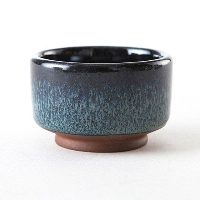 Sake Kuri | Ambachtelijke Japanse Theekop – Handgemaakt – Paarse Klei – 45 ml