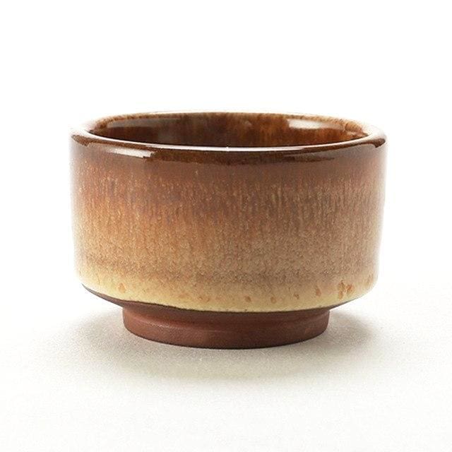 Sake Kuri | Ambachtelijke Japanse Theekop – Handgemaakt – Paarse Klei – 45 ml