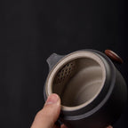 Ryoko Touki | Japanse Reis-theeset – Handgemaakt Aardewerk – Inclusief 2 Bekers & Reistas