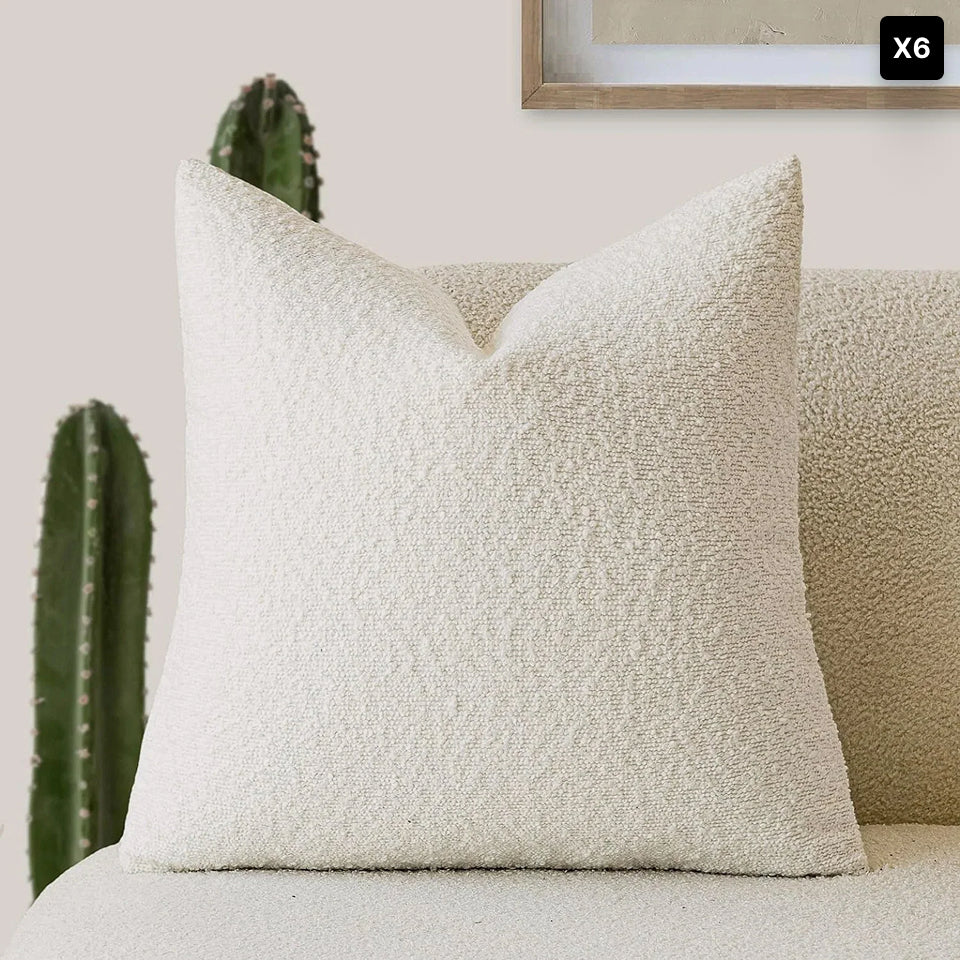 Bouclé Sierkussenhoes • x1/x2/x4/x6 | Tulum Soft