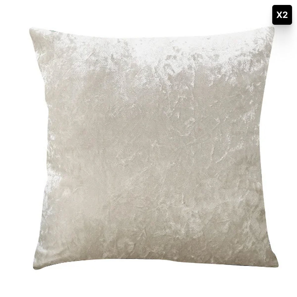 Veluno | Superzachte Velvet Sierkussenhoes – 45x45cm • (x1/x2/x4/x6)