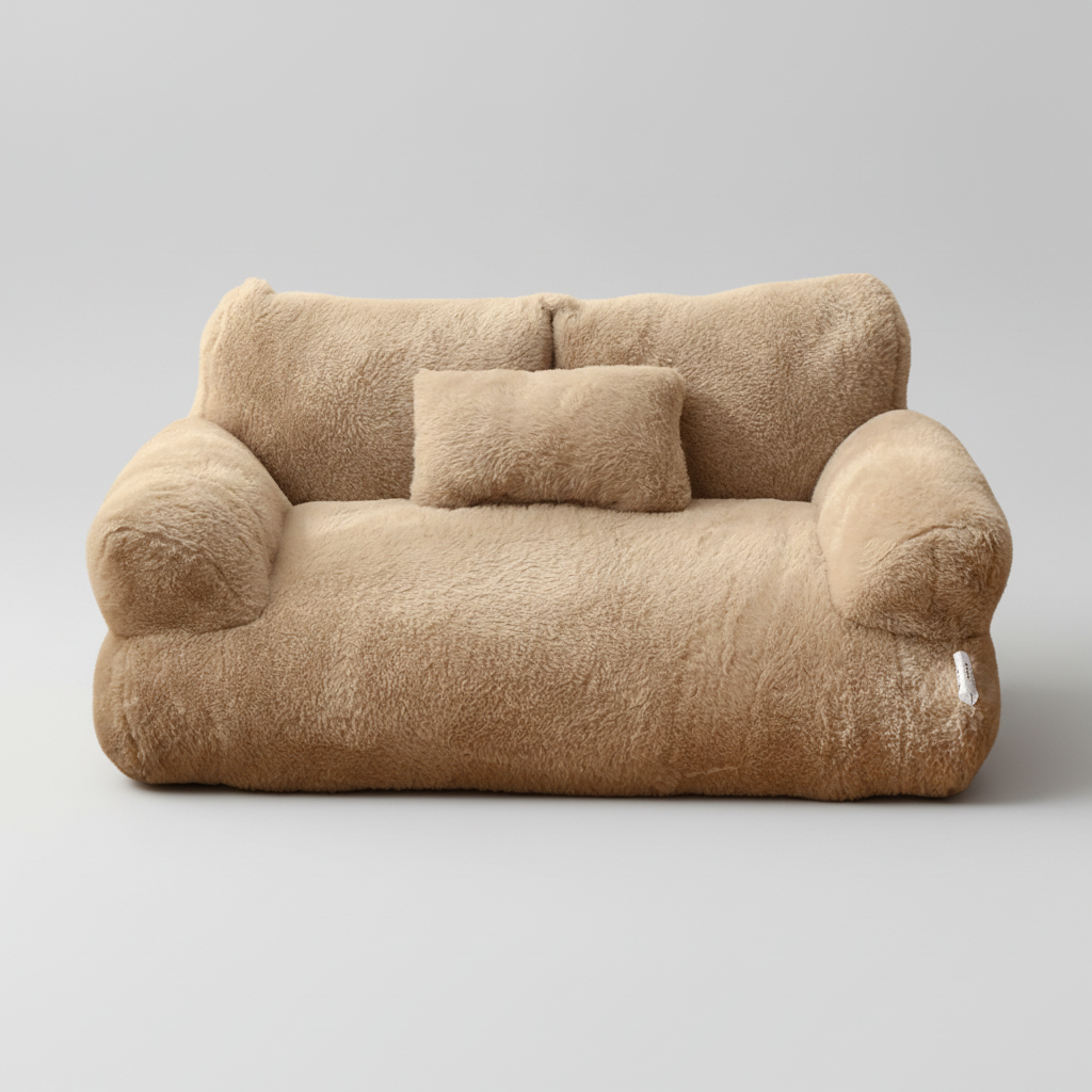 Nuvola | Orthopedisch Hondenbed – Luxe Pluche Sofa met Optimale Gewrichtsondersteuning