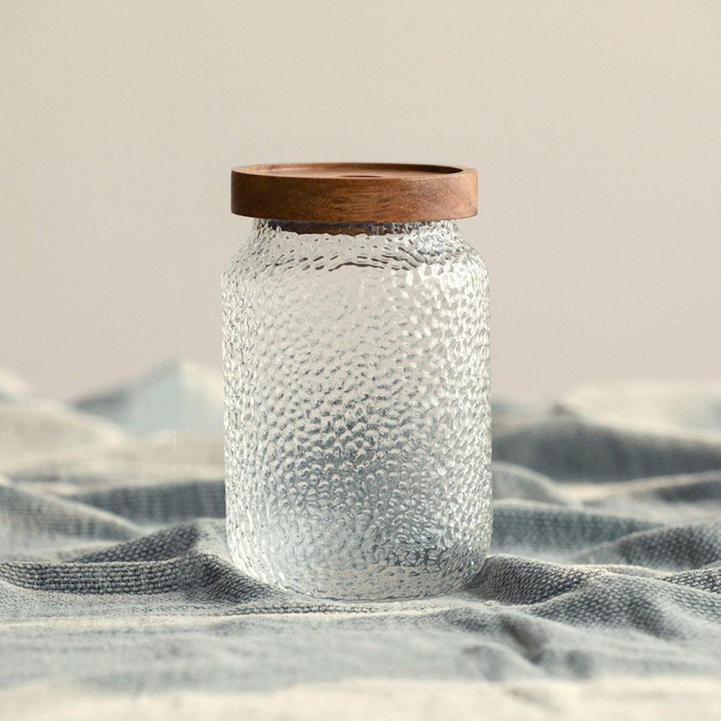 Glazen Voorraadpot met Acaciahouten Deksel – 3 Formaten | Pura Acacia