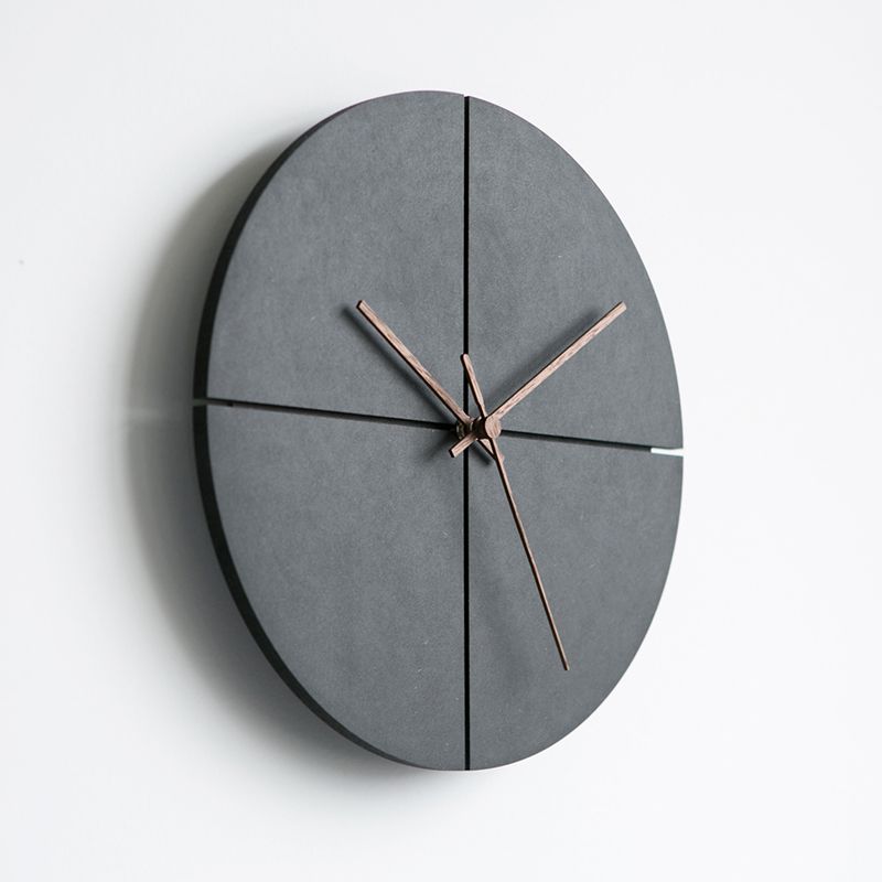 Ombra-Quattro | Design Wandklok – Minimalistisch Kwadrant-ontwerp – Ø 30 cm